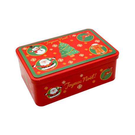 Assortiment Palets et Galettes Nature - Boîte Illustration Noël