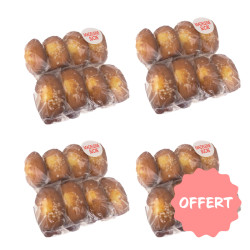 Madeleines au sucre - 3 Sachets 460g + 1 GRATUIT
