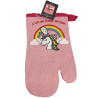 Gant rose licorne