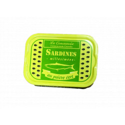 Sardines au poivre vert